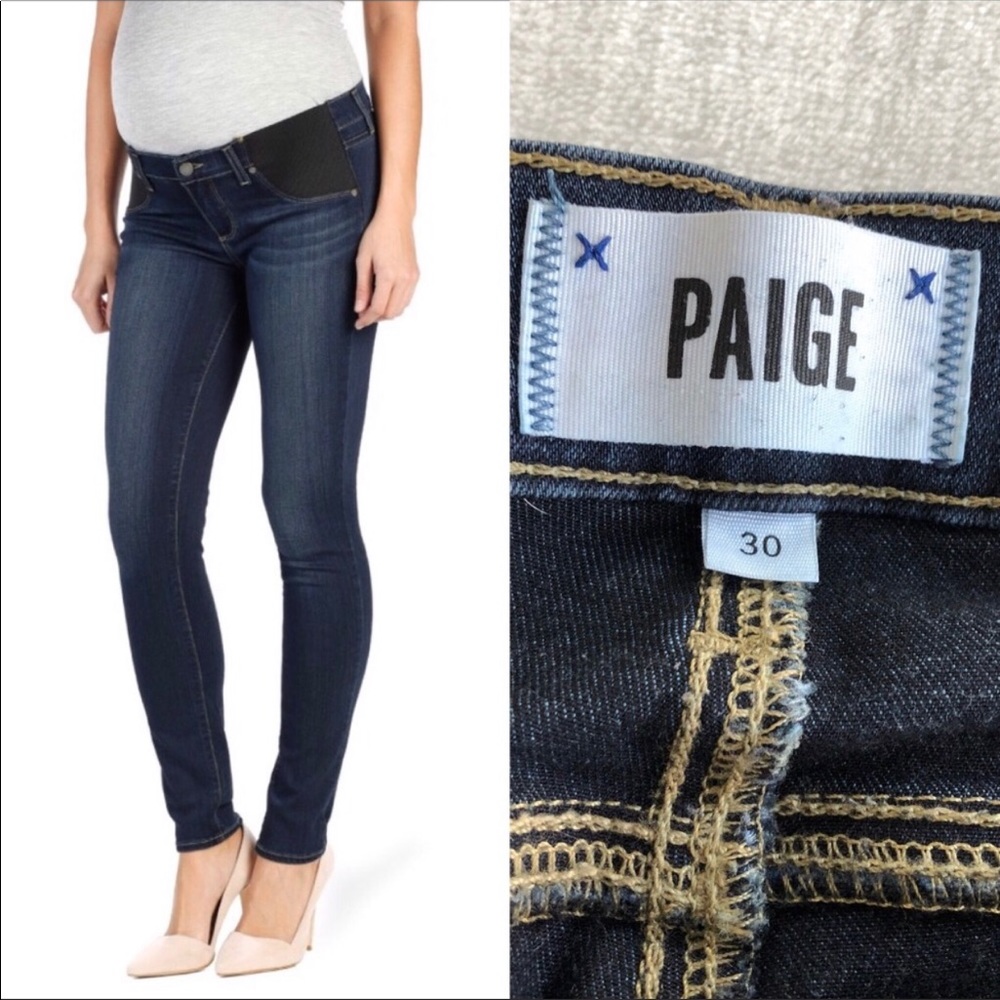 Paige maternity jeans, size 30, elastic waist band